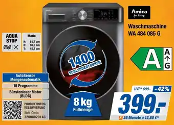 Expert Bening Amica Waschmaschine WA 484 085 G Angebot