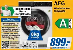 Expert Bening AEG Wäschetrockner TR9X880EX Angebot