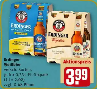 REWE Erdinger weißbier Angebot