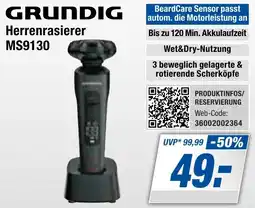 Expert Bening GRUNDIG Herrenrasierer MS9130 Angebot