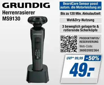 Expert Bening GRUNDIG Herrenrasierer MS9130 Angebot