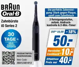 Expert Bening BRAUN Oral-B Zahnbürste i0 Series 2 Angebot