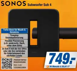Expert Bening SONOS Subwoofer Sub 4 Angebot