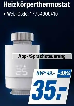 Expert Bening hama Heizkörperthermostat Angebot