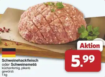 Famila Nord West Schweinehackfleisch oder Schweinemett Angebot
