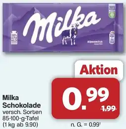 Famila Nord West Milka Schokolade Angebot