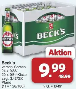 Famila Nord West Beck's Angebot