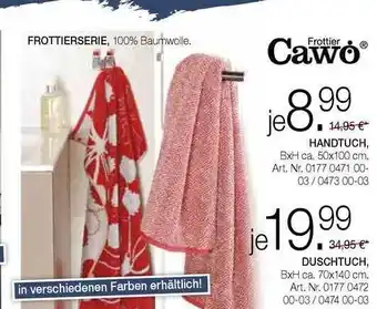 Möbel Heinrich Cawo Frottierserie Angebot