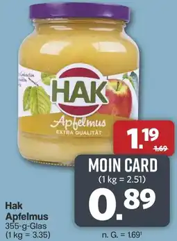 Famila Nord West Hak Apfelmus Angebot