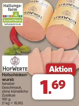 Famila Nord West Hofwerte Hofschinkenwurst Angebot
