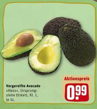 REWE Vorgereifte avocado Angebot