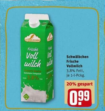 REWE Schwälbchen frische vollmilch Angebot