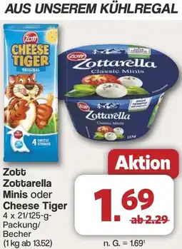 Famila Nord West Zott Zottarella Minis oder Cheese Tiger Angebot