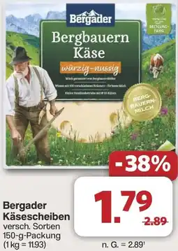 Famila Nord West Bergader Käsescheiben Angebot