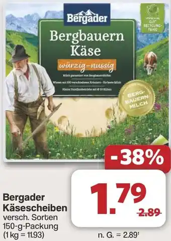 Famila Nord West Bergader Käsescheiben Angebot