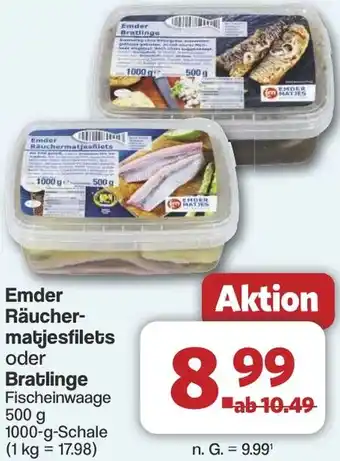 Famila Nord West Emder Räucher- matjesfilets oder Bratlinge Angebot
