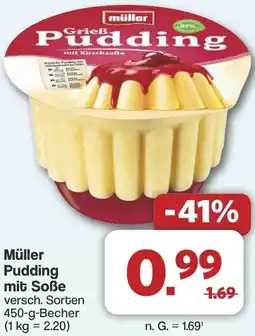 Famila Nord West Müller Pudding mit Soße Angebot