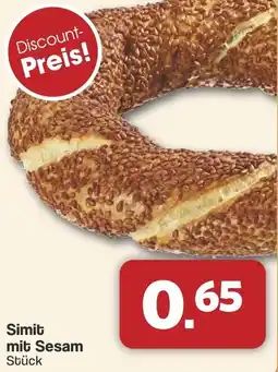 Famila Nord West Simit mit Sesam Angebot