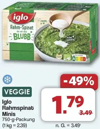 Famila Nord West Iglo Rahmspinat Minis Angebot