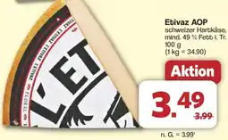 Famila Nord West Etivaz AOP Angebot