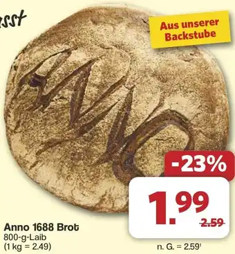 Famila Nord West Anno 1688 Brot Angebot