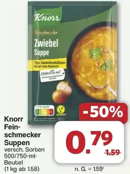 Famila Nord West Knorr Feinschmecker Suppen Angebot