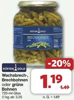 Famila Nord West Wachsbrech-, Brechbohnen oder grüne Bohnen Angebot