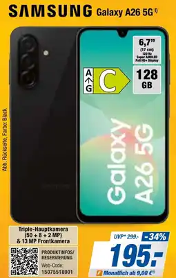 Expert Bening SAMSUNG Galaxy A26 5G Angebot