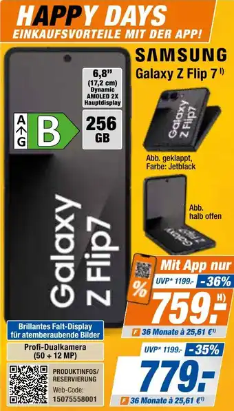 Expert Bening SAMSUNG Galaxy Z Flip 7 Angebot