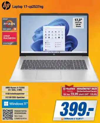 Expert Bening hp Laptop 17-cp2537ng Angebot