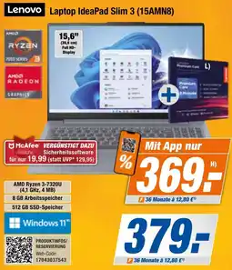 Expert Bening Lenovo Laptop IdeaPad Slim 3 (15AMN8) Angebot