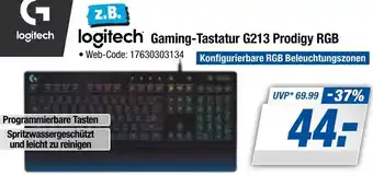 Expert Bening logitech Gaming-Tastatur G213 Prodigy RGB Angebot