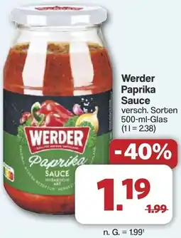 Famila Nord West Werder Paprika Sauce Angebot