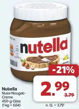 Famila Nord West Nutella Angebot
