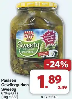 Famila Nord West Paulsen Gewürzgurken Sweety Angebot