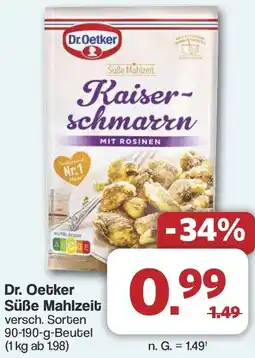 Famila Nord West Dr. Oetker Süße Mahlzeit Angebot