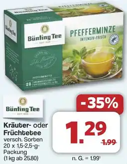 Famila Nord West Bünting Tee Kräuter- oder Früchtetee Angebot