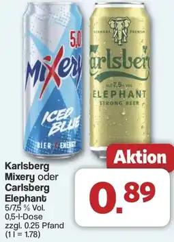 Famila Nord West Karlsberg Mixery oder Carlsberg Elephant Angebot