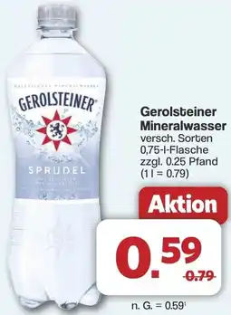 Famila Nord West Gerolsteiner Mineralwasser Angebot
