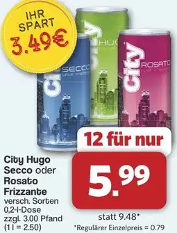 Famila Nord West City Hugo Secco oder Rosato Frizzante Angebot