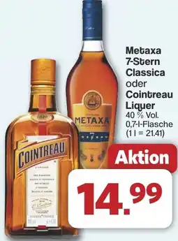 Famila Nord West Metaxa 7-Stern Classica oder Cointreau Liquer Angebot