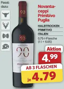 Famila Nord West Novantaceppi Primitivo Puglia Angebot
