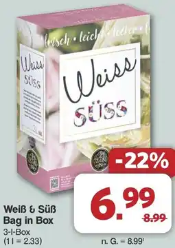 Famila Nord West Weiß & Süß Bag in Box Angebot