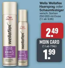 Famila Nord West Wella Wellaflex Haarspray oder Schaumfestiger Angebot