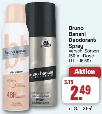 Famila Nord West Bruno Banani Deodorant Spray Angebot