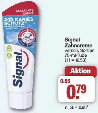 Famila Nord West Signal Zahncreme Angebot