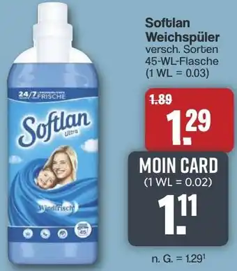 Famila Nord West Softlan Weichspüler Angebot