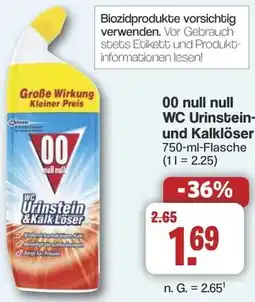 Famila Nord West 00 null null WC Urinstein- und Kalklöser Angebot