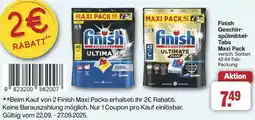 Famila Nord West Finish Geschirrspülmittel Tabs Maxi Pack Angebot