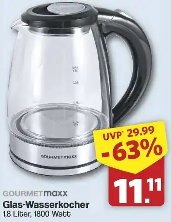 Famila Nord West GOURMETMaxx Glas-Wasserkocher Angebot
